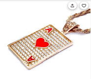 14 Ayar Altın Dört As Kartı Yüzük - 130 Taşlı Casino Temalı Statement Yüzük - Winner's Jewelry