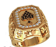 14 Ayar Altın Roulette Çarkı Bileklik - 39 Taşlı Küba Zincir Casino Bilekliği - Winner's Jewelry